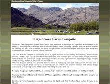 Tablet Screenshot of baysbrownfarmcampsite.co.uk